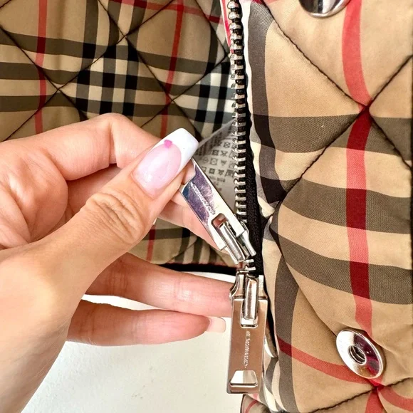 Burberry Children’s Quilted Nylon Coat Size 4Y